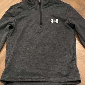 Under Armour Kids' Charcoal Quarter-Zip Sweatshirt